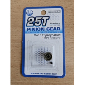 HS pinion 25T 64P MoS2 impregnation Hard Anodizing