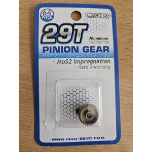 HS pinion 29T 64P MoS2 impregnation Hard Anodizing